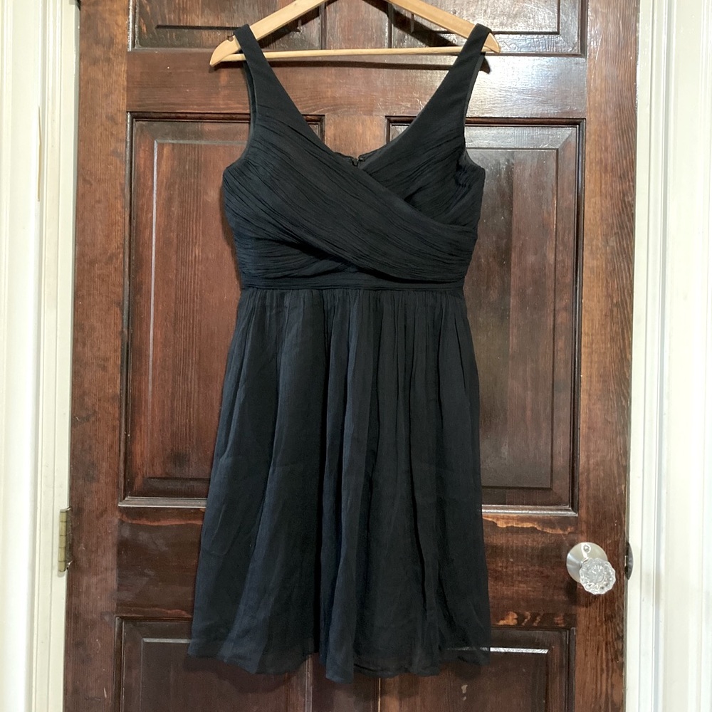 J. Crew Heidi Silk Chiffon Dress